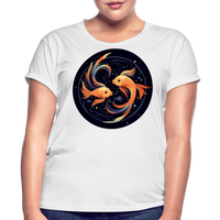 Thumbnail for Women's Mystic Pisces Relaxed Fit T-Shirt - white