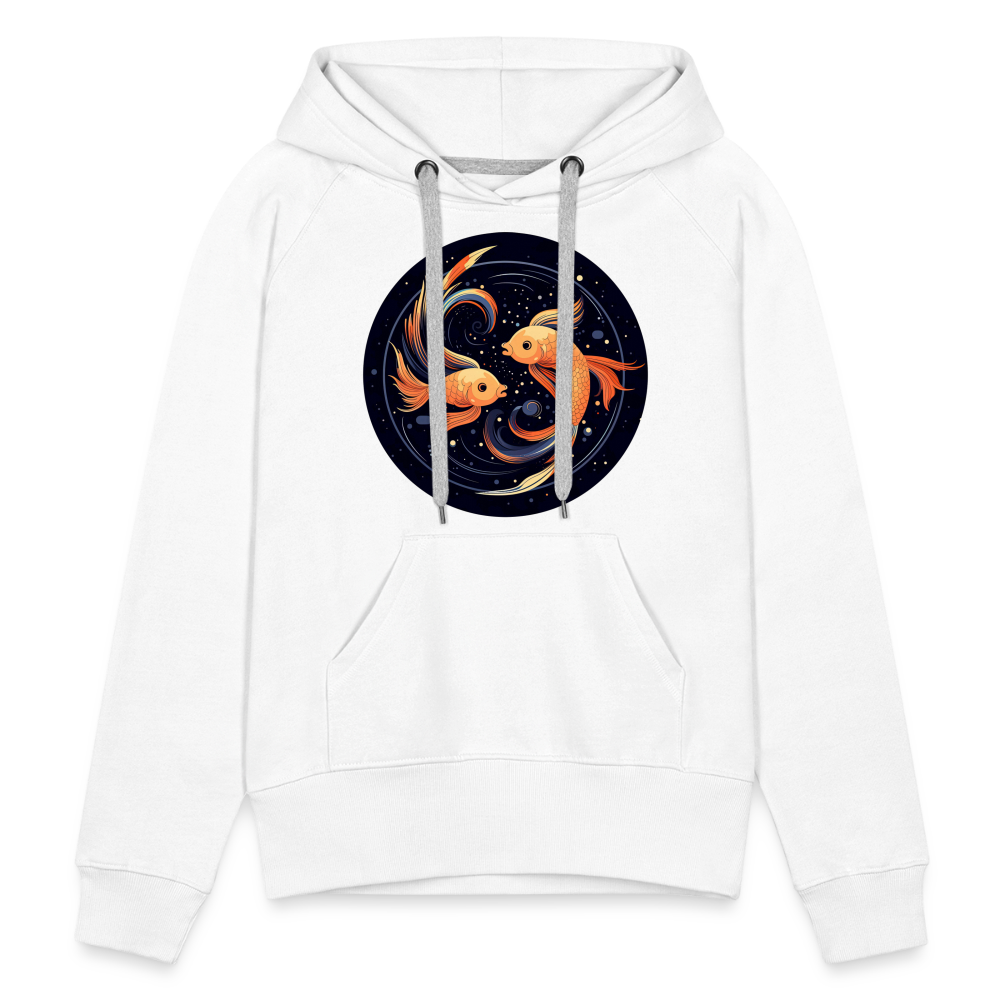 Women’s Mystic Pisces Premium Hoodie - white