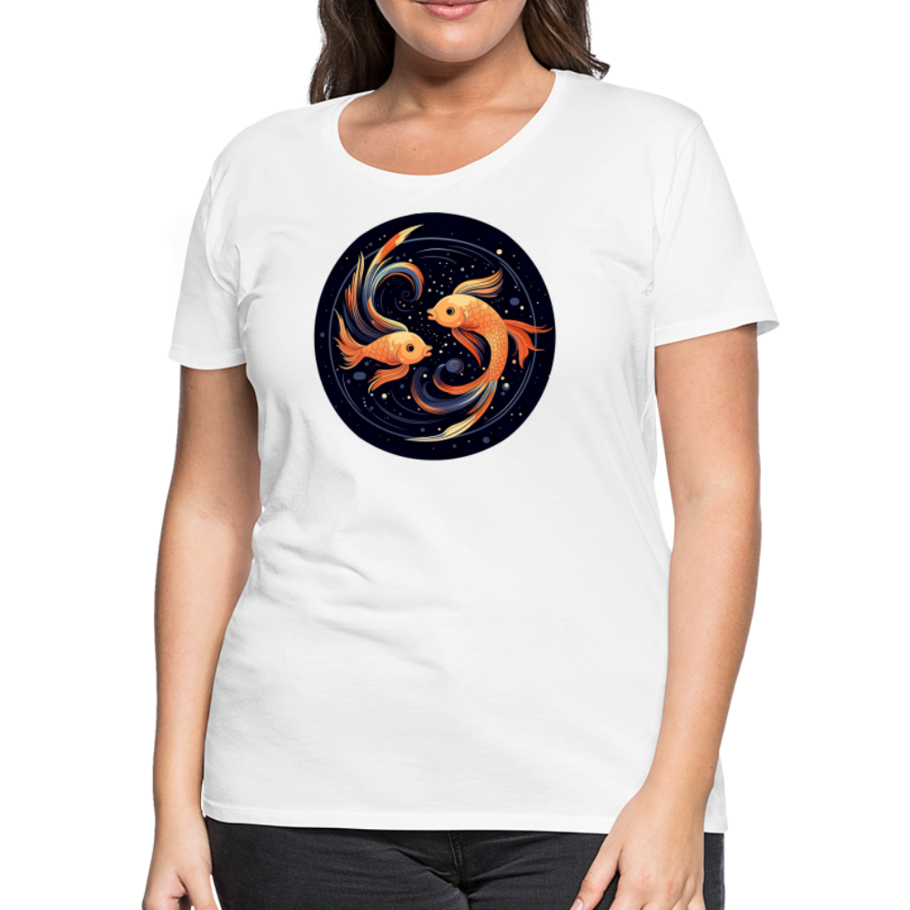 Women’s Mystic Pisces Premium T-Shirt - white