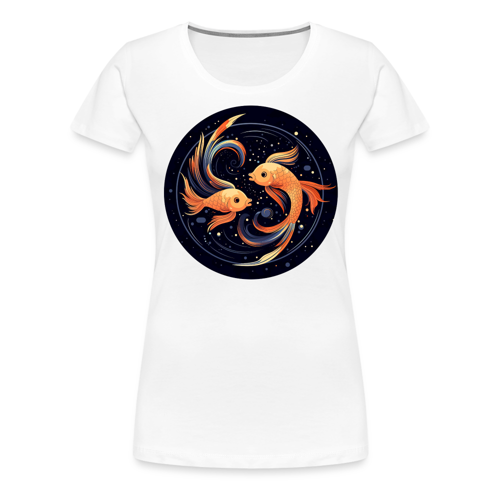 Women’s Mystic Pisces Premium T-Shirt - white