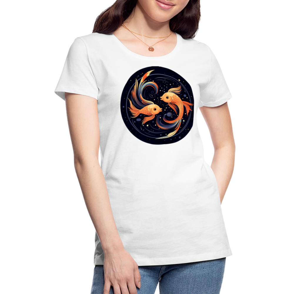 Women’s Mystic Pisces Premium T-Shirt - white