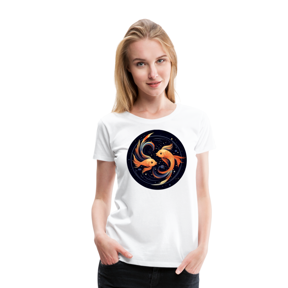 Women’s Mystic Pisces Premium T-Shirt - white