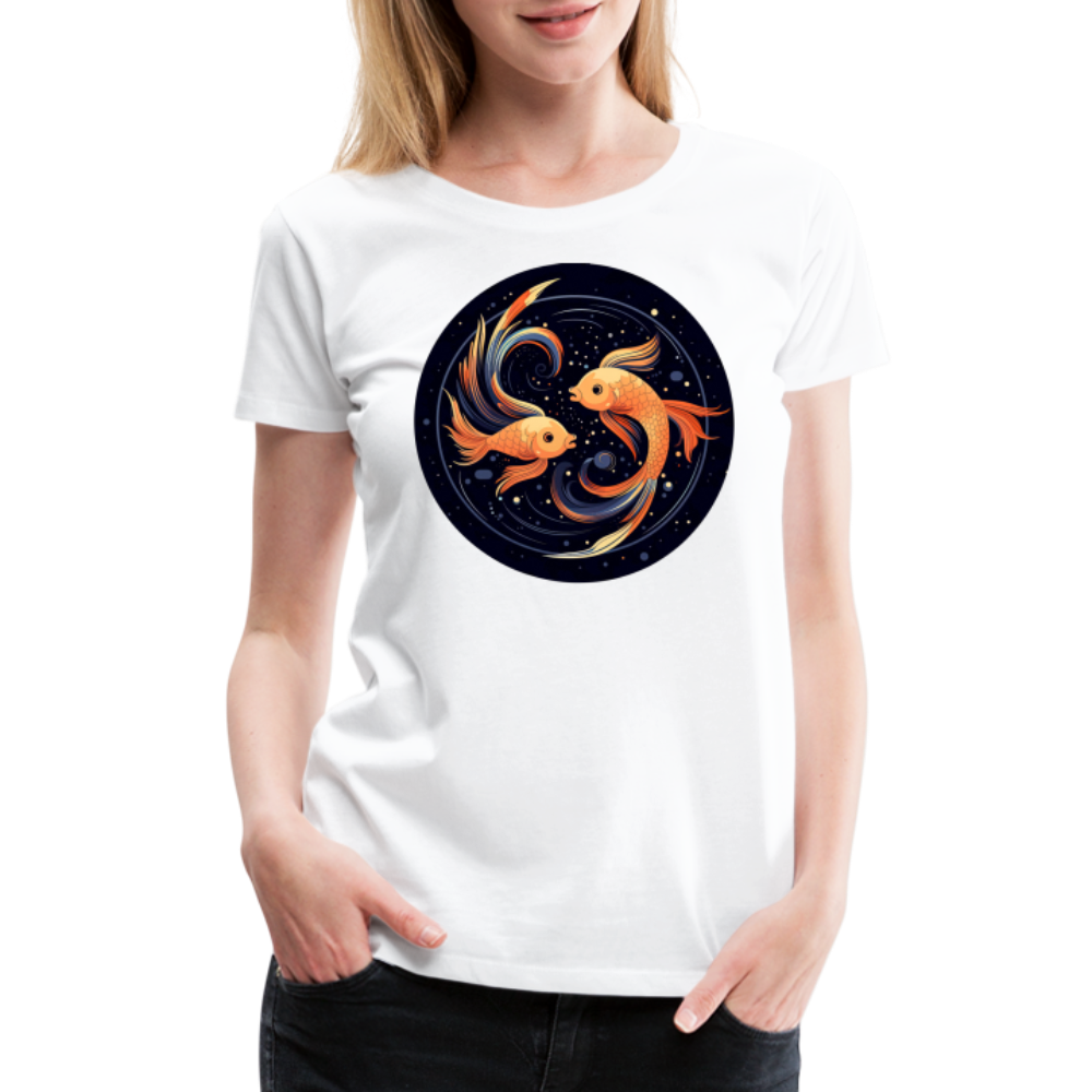 Women’s Mystic Pisces Premium T-Shirt - white