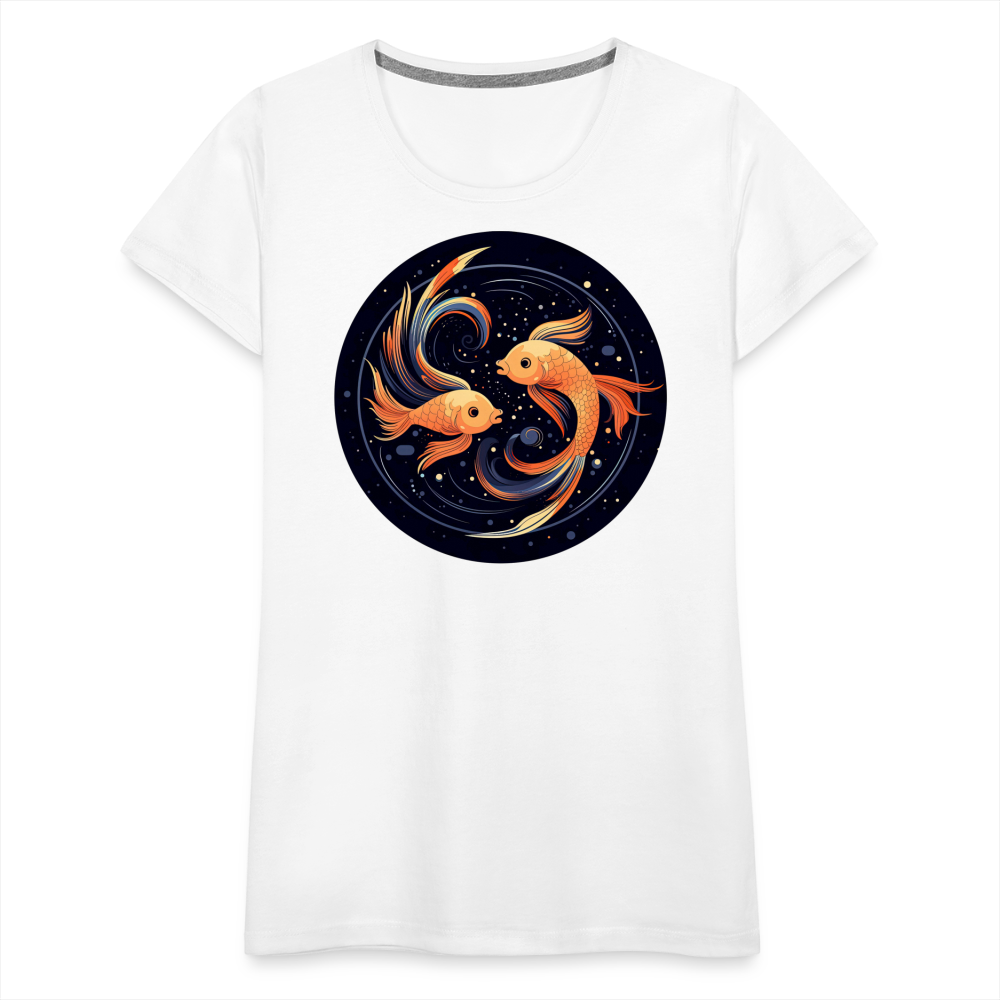 Women’s Mystic Pisces Premium T-Shirt - white