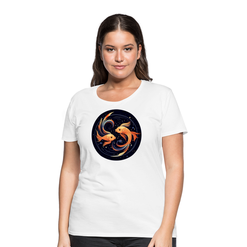 Women’s Mystic Pisces Premium T-Shirt - white