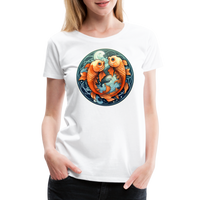 Thumbnail for Women’s Symbol Pisces Premium T-Shirt - white