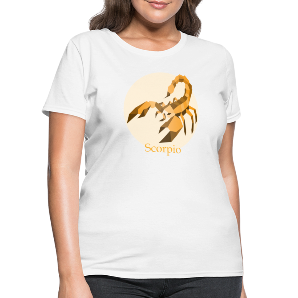 Women's Mosaic Scorpio T-Shirt - white