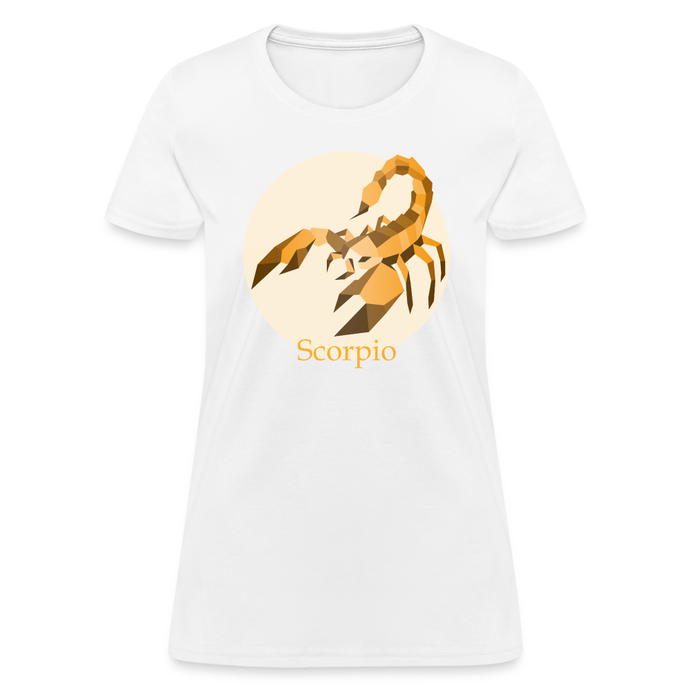 Women's Mosaic Scorpio T-Shirt - white