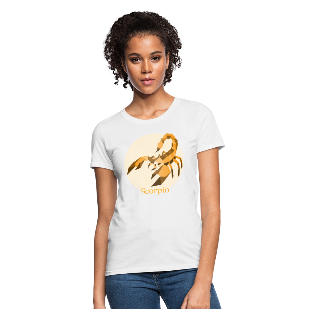 Women's Mosaic Scorpio T-Shirt - white