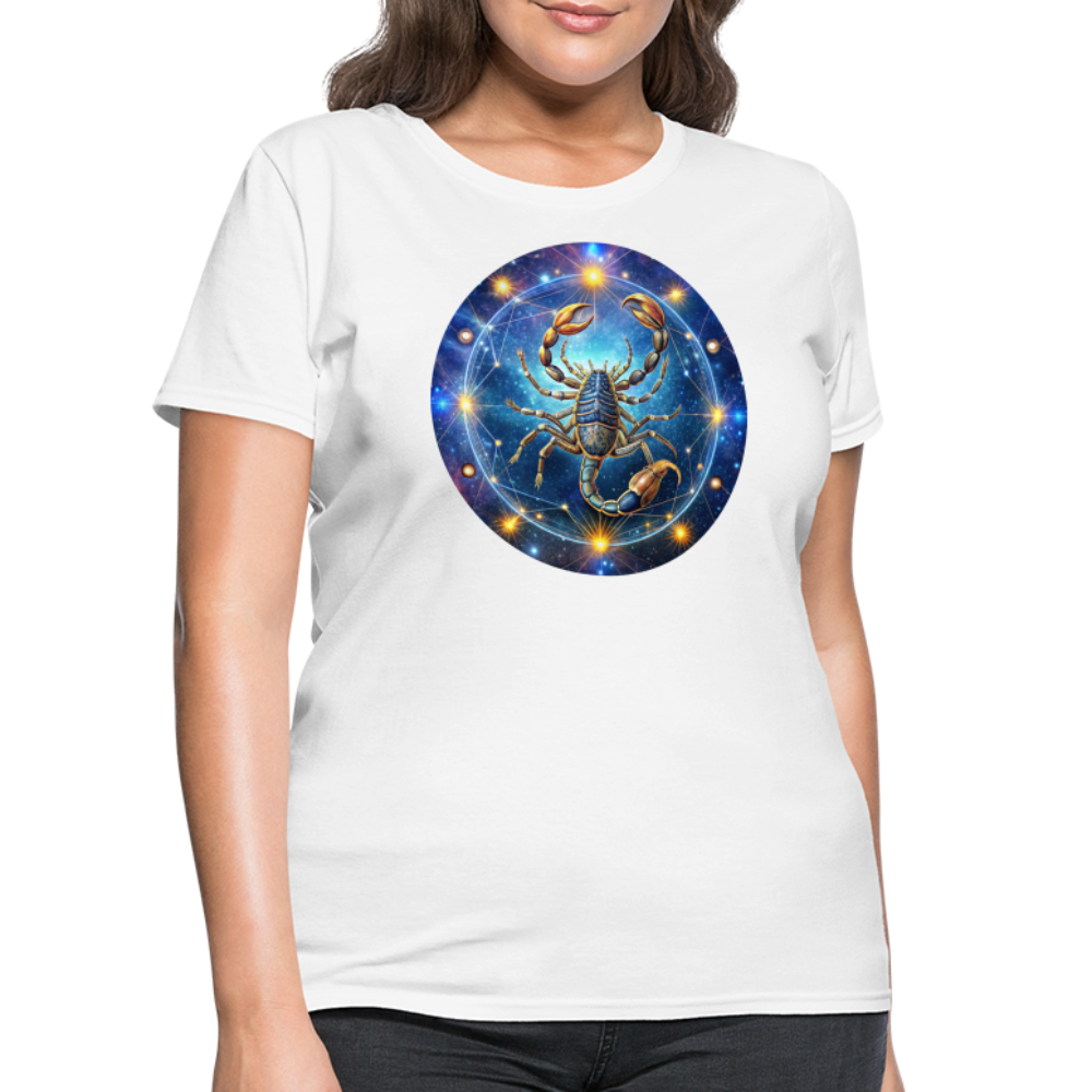 Women's Symbol Scorpio T-Shirt - white