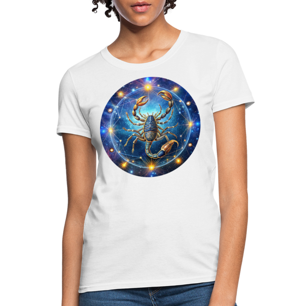 Women's Symbol Scorpio T-Shirt - white