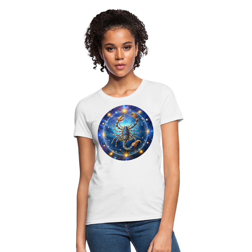 Women's Symbol Scorpio T-Shirt - white