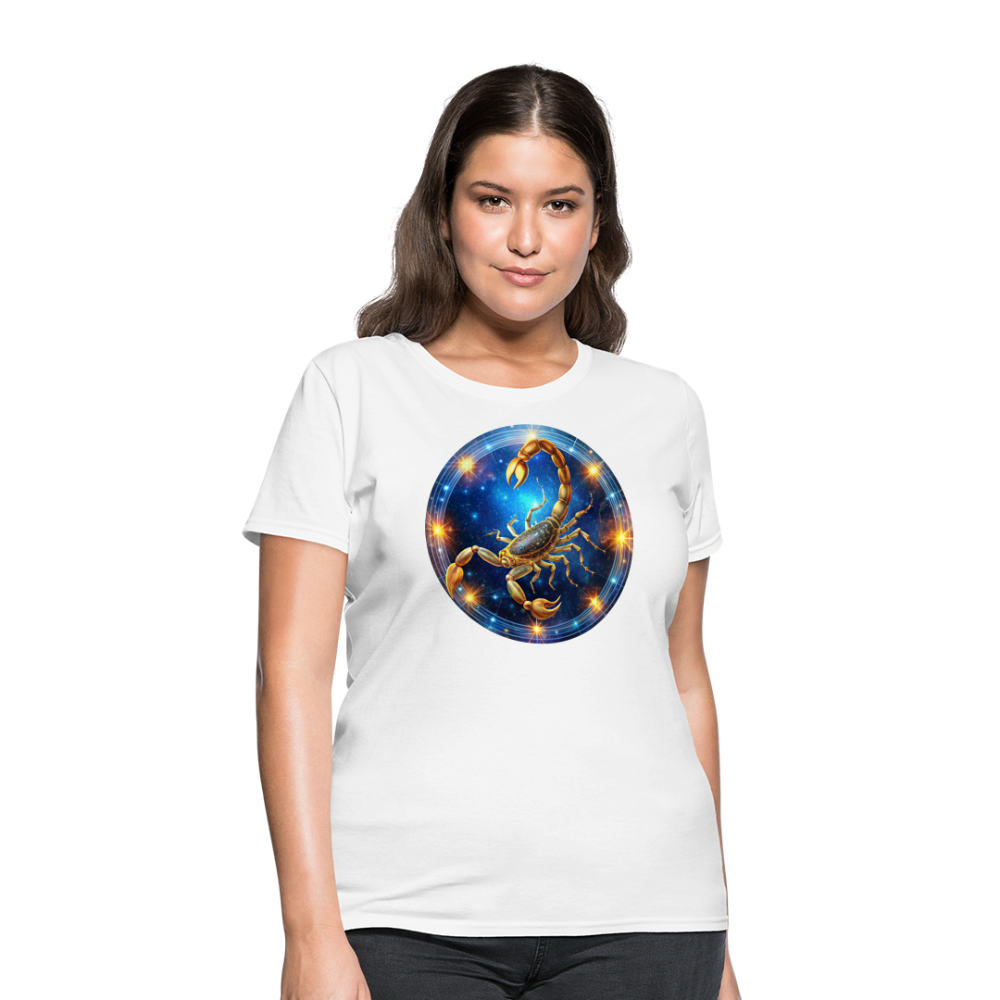 Women's Mystic Scorpio T-Shirt - white