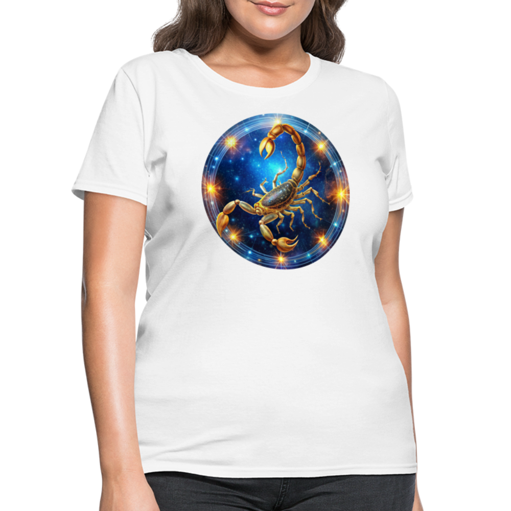 Women's Mystic Scorpio T-Shirt - white