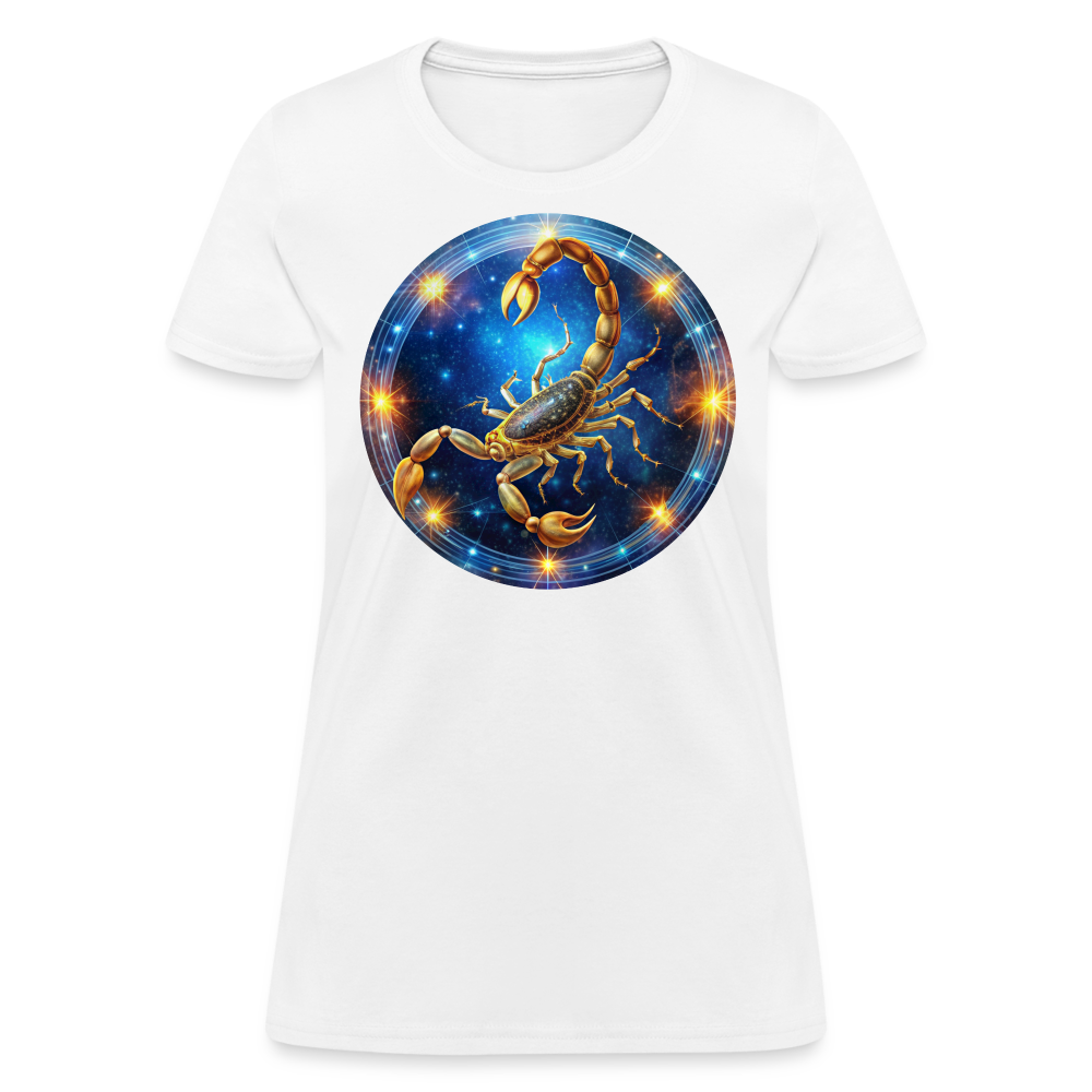 Women's Mystic Scorpio T-Shirt - white