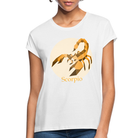 Thumbnail for Women's Mosaic Scorpio Relaxed Fit T-Shirt - white