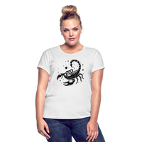 Thumbnail for Women's Magic Scorpio Relaxed Fit T-Shirt - white