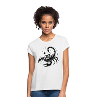 Thumbnail for Women's Magic Scorpio Relaxed Fit T-Shirt - white