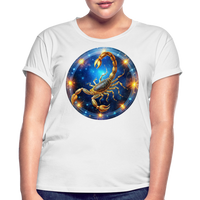 Thumbnail for Women's Mystic Scorpio Relaxed Fit T-Shirt - white