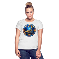 Thumbnail for Women's Mystic Scorpio Relaxed Fit T-Shirt - white