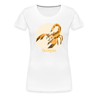 Thumbnail for Women’s Mosaic Scorpio Premium T-Shirt - white