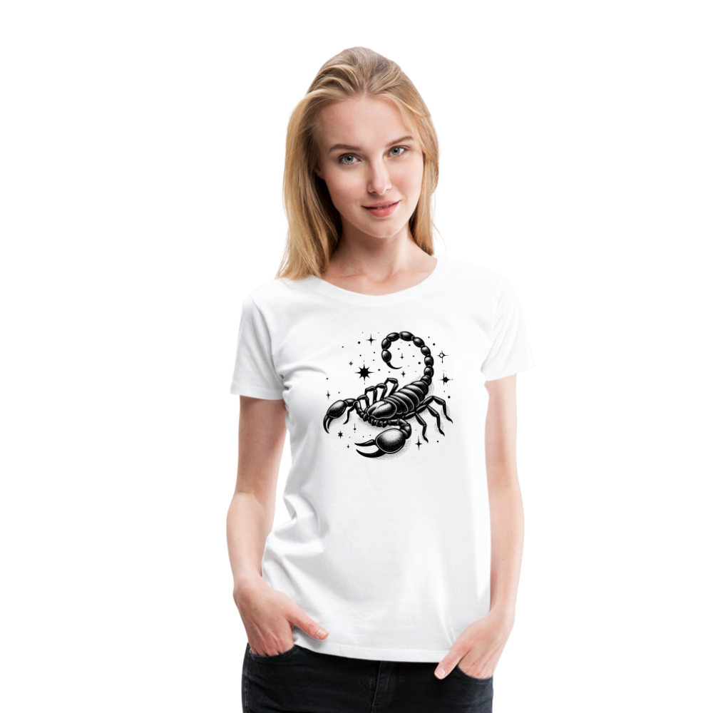 Women’s Magic Scorpio Premium T-Shirt - white