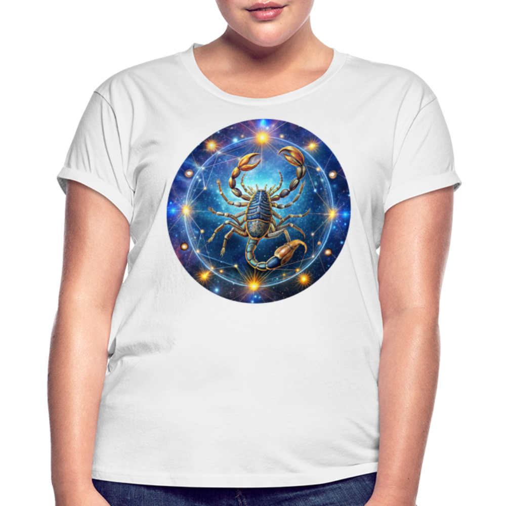 Women's Symbol Scorpio Relaxed Fit T-Shirt - white