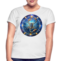 Thumbnail for Women's Symbol Scorpio Relaxed Fit T-Shirt - white