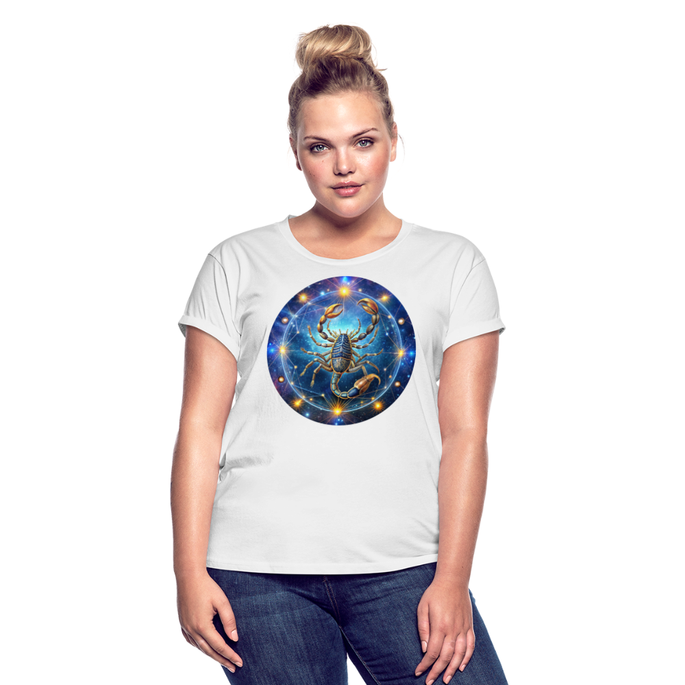 Women's Symbol Scorpio Relaxed Fit T-Shirt - white