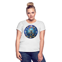 Thumbnail for Women's Symbol Scorpio Relaxed Fit T-Shirt - white