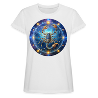 Thumbnail for Women's Symbol Scorpio Relaxed Fit T-Shirt - white