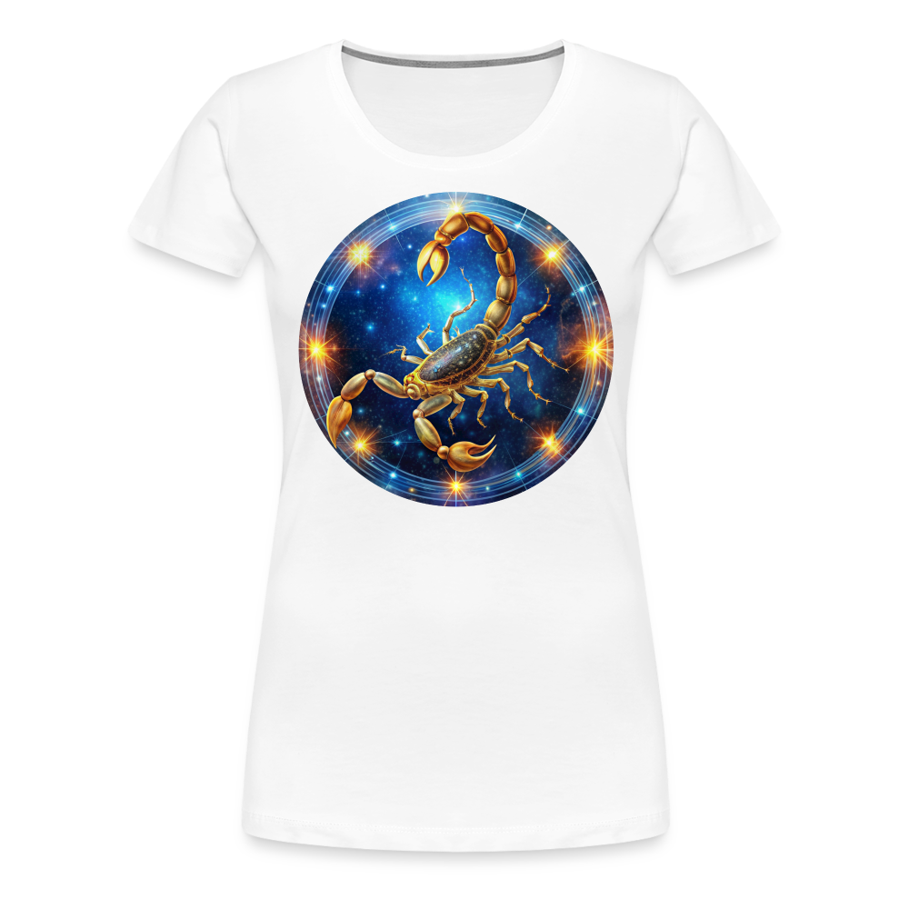 Women’s Mystic Scorpio Premium T-Shirt - white