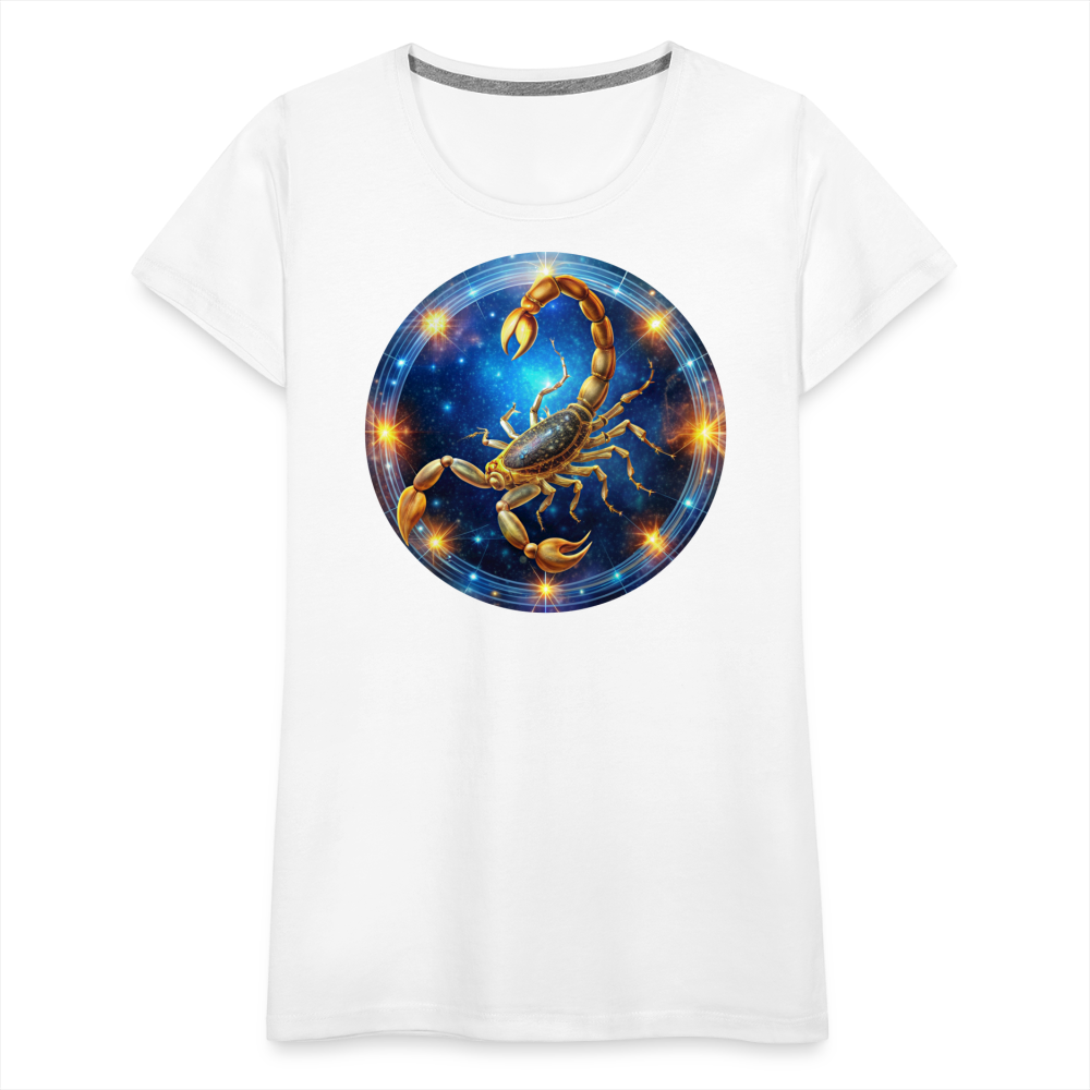 Women’s Mystic Scorpio Premium T-Shirt - white