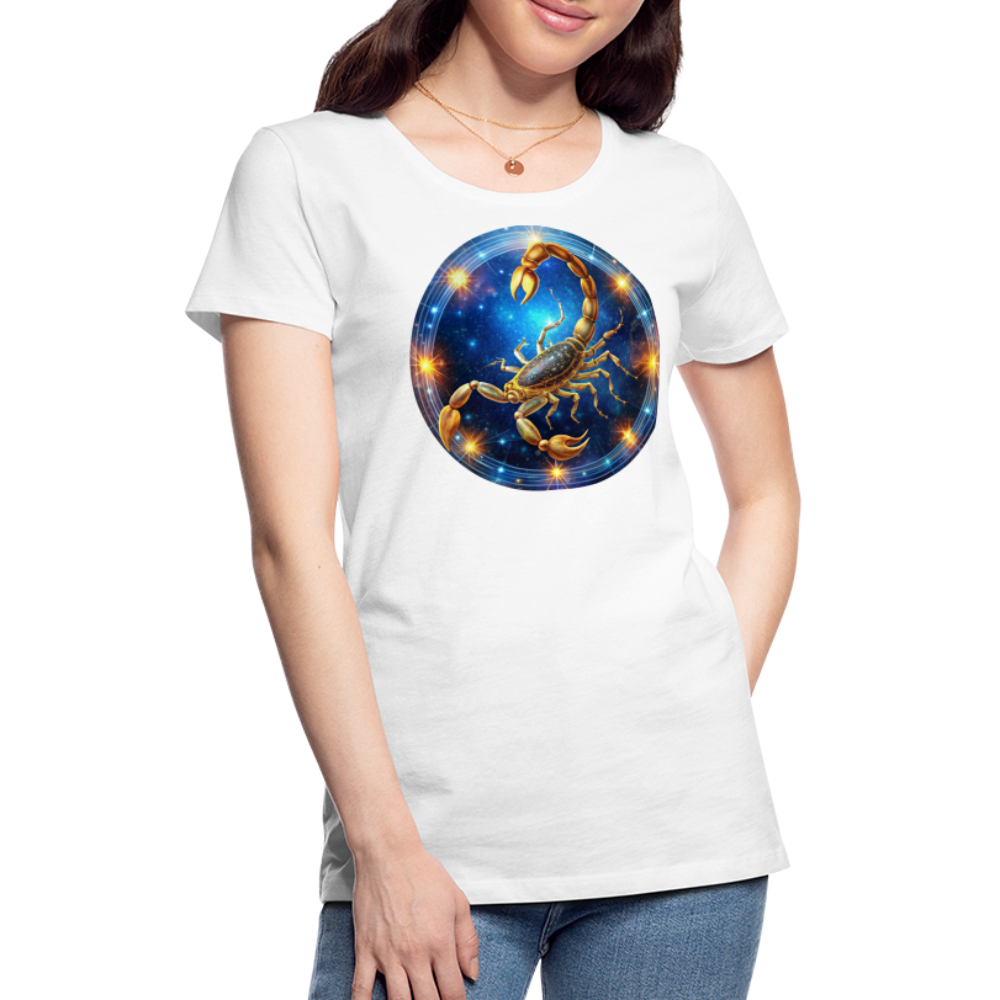 Women’s Mystic Scorpio Premium T-Shirt - white