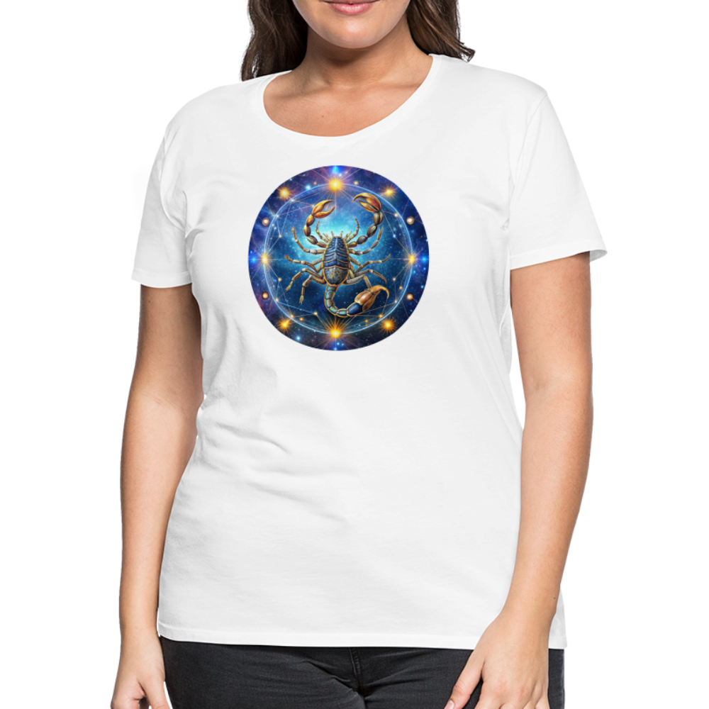 Women’s Symbol Scorpio Premium T-Shirt - white