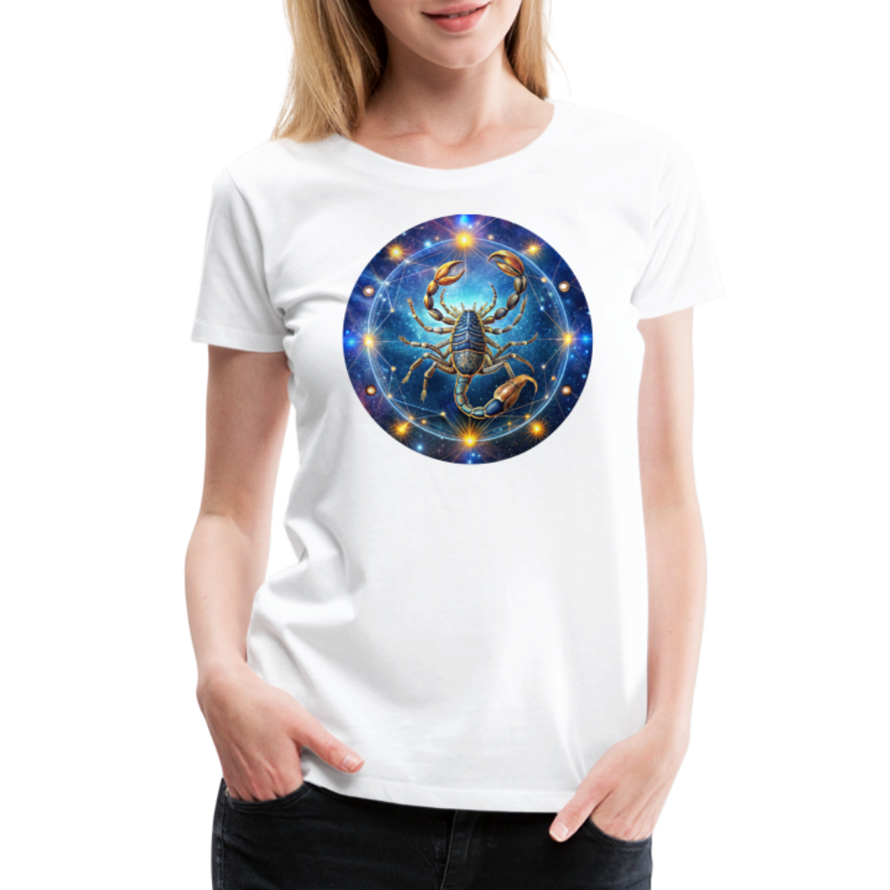 Women’s Symbol Scorpio Premium T-Shirt - white