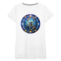 Thumbnail for Women’s Symbol Scorpio Premium T-Shirt - white