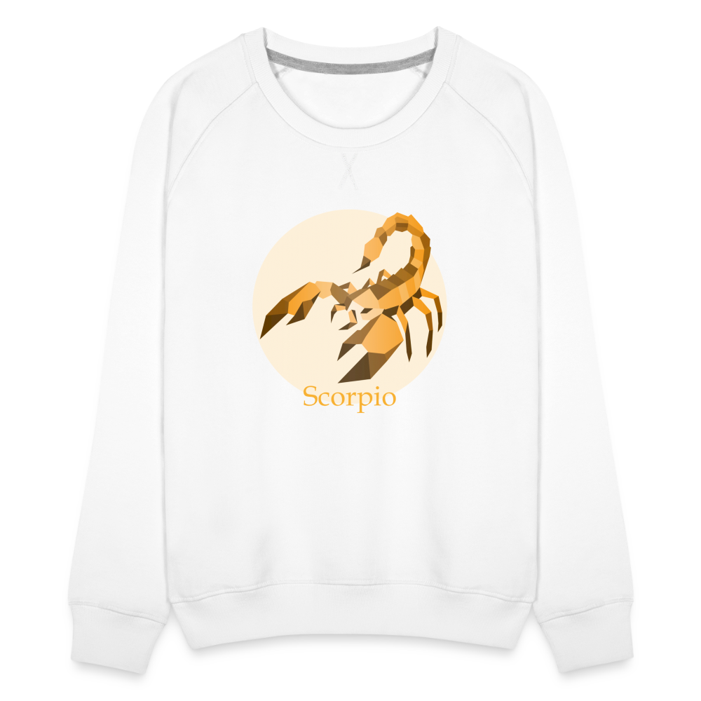 Women’s Mosaic Scorpio Premium Sweatshirt - white