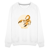 Thumbnail for Women’s Mosaic Scorpio Premium Sweatshirt - white