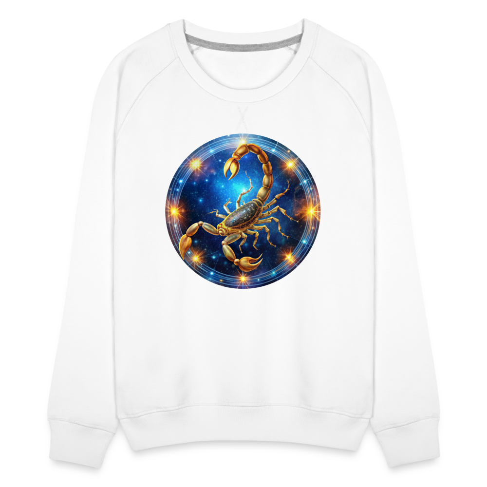 Women’s Mystic Scorpio Premium Sweatshirt - white