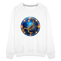 Thumbnail for Women’s Mystic Scorpio Premium Sweatshirt - white