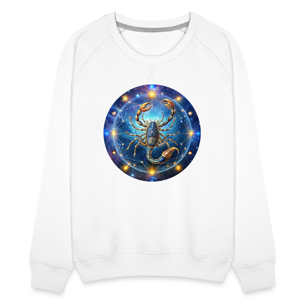 Women’s Symbol Scorpio Premium Sweatshirt - white