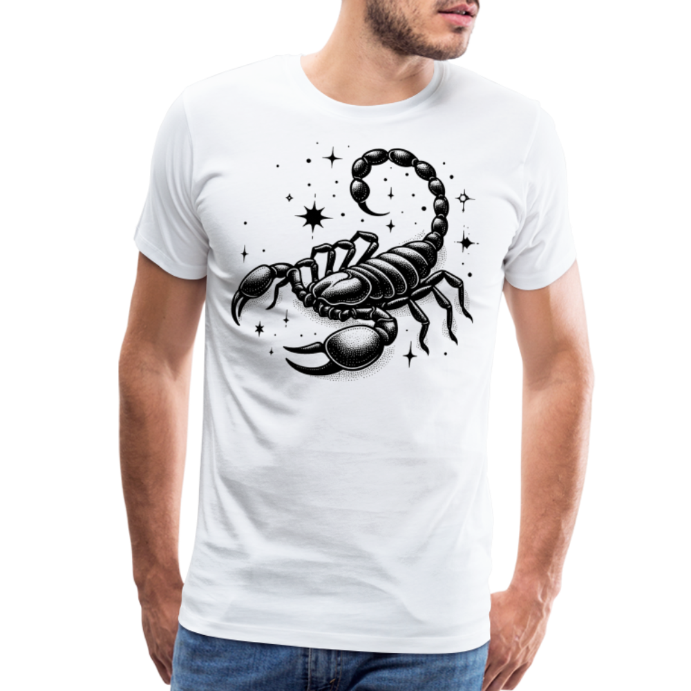 Men's Magic Scorpio Premium T-Shirt - white