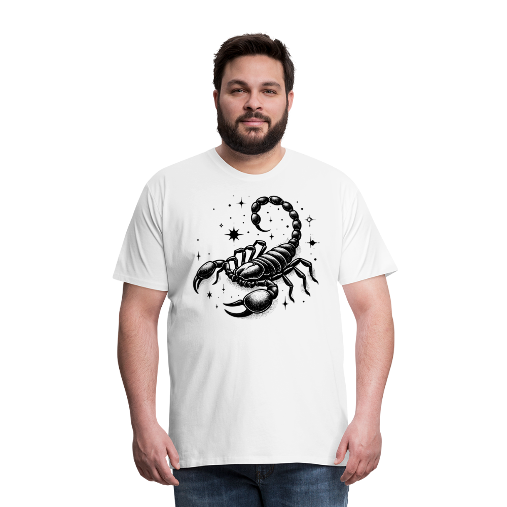 Men's Magic Scorpio Premium T-Shirt - white