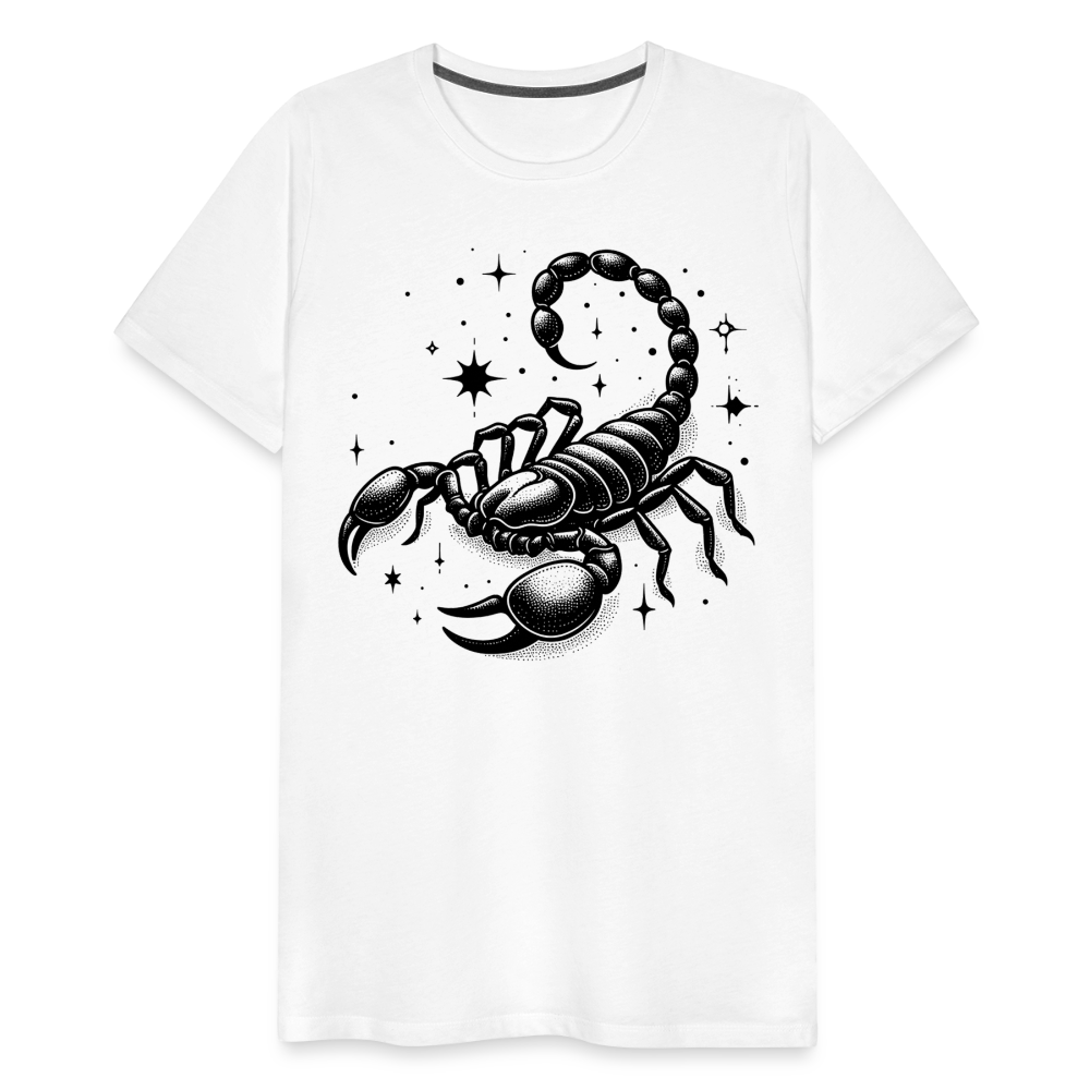 Men's Magic Scorpio Premium T-Shirt - white