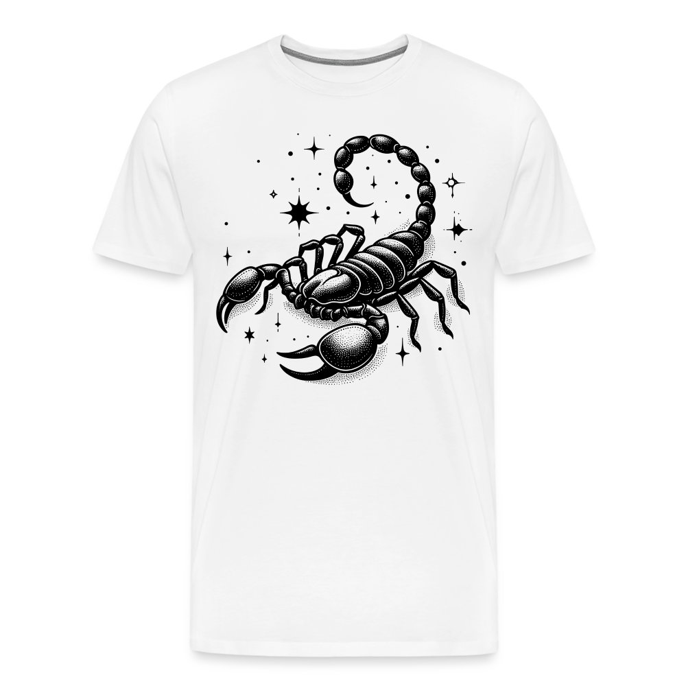 Men's Magic Scorpio Premium T-Shirt - white