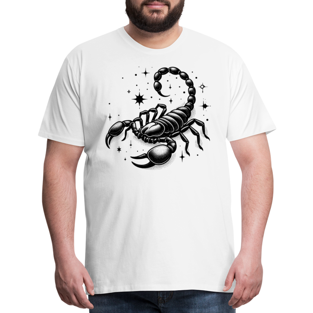 Men's Magic Scorpio Premium T-Shirt - white