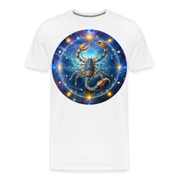 Thumbnail for Men's Symbol Scorpio Premium T-Shirt - white