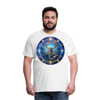 Thumbnail for Men's Symbol Scorpio Premium T-Shirt - white