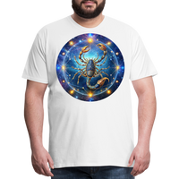 Thumbnail for Men's Symbol Scorpio Premium T-Shirt - white